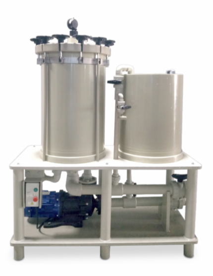 化學鎳過濾機的工作原理